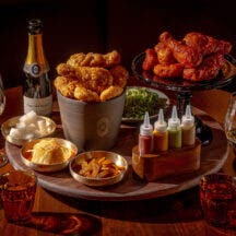 COQODAQ Fried chicken and champagne